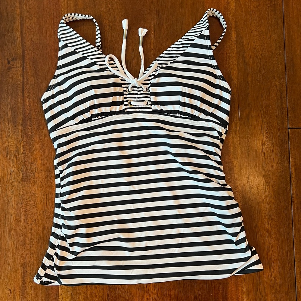 Tommy Bahama Black/White Tankini - Size XS